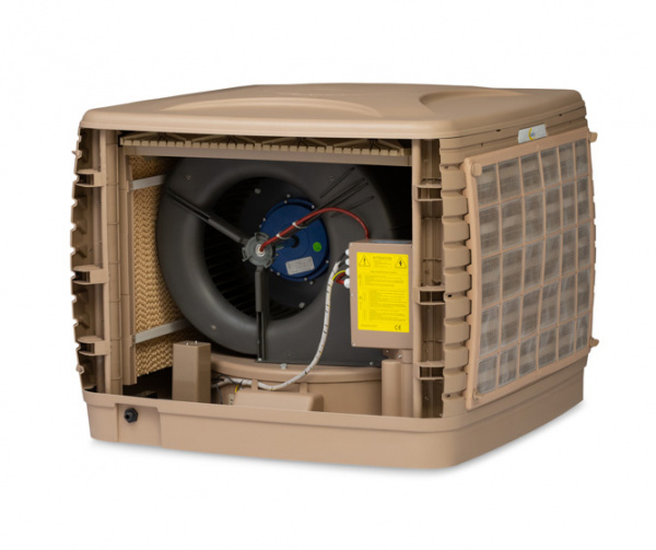 Охладитель-увлажнитель воздуха испарительный SABIEL D180CL с нижней подачей, центробежным вентилятором, LED пультом, термостатом